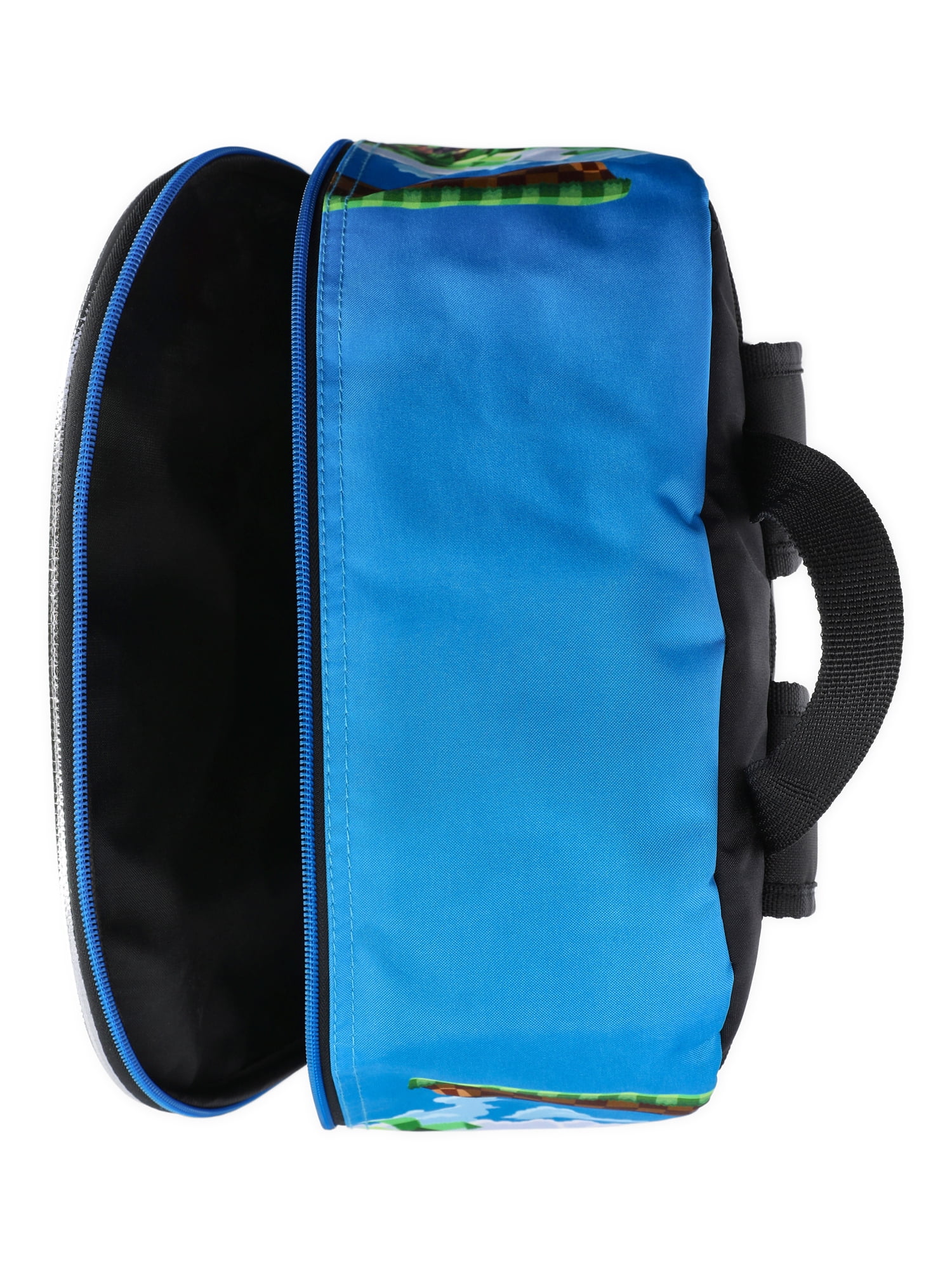 Sonic the Hedgehog Boys 17" Backpack and Lunch Bag Set, 2-Piece, Black