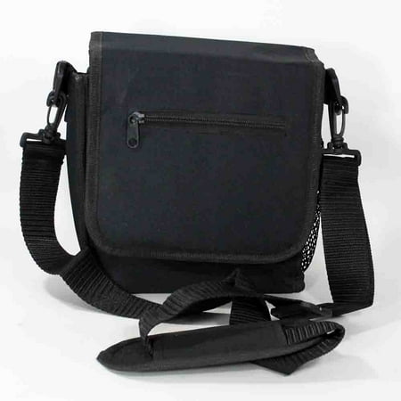 Small Disc Golf Bag - Shoulder Strap, Mesh Pouch on Side, Zipper Pocket -
