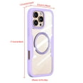 thumbnail image 6 of Elegant Choise Case with Built-in Screen Protector for iPhone 16 Pro Max/16 Pro/16 Plus/16 Full Coverage Phone Cover, Purple, 6 of 14