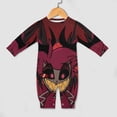 thumbnail image 4 of Hazbin Hotel Baby Long Sleeve Footless, Infant Playsuit Romper Jumpsuits for Boys Girls, 4 of 8