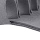 thumbnail image 2 of Fitness Guantes antideslizantes para levantamiento de pesas, protectores de manos, almohadillas protectoras para la palma de la mano (gris), 2 of 6