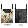 thumbnail image 7 of SEANATIVE Floral Hummingbird Clothespin Bag Clothes Pin Hanging Bag Clothespin Bag with Hanging Hook 12 x 14.6 Inch Laundry Clothes Pin Holder Pin Hanging Bag Clothespin Storage, 7 of 7