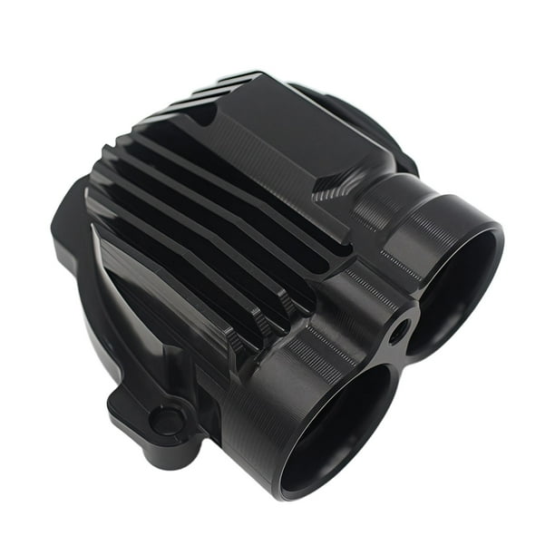 Cubierta protectora de bomba de agua, aluminio CNC, accesorio para motocicleta, carcasa rígida para bomba Negro