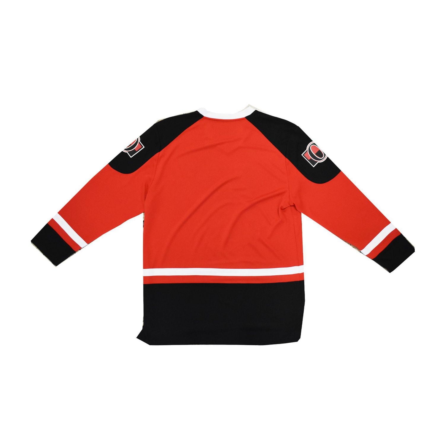 NHL Ottawa Senators Mens Long Sleeve Deluxe Fan Jersey Sweater, S-XL