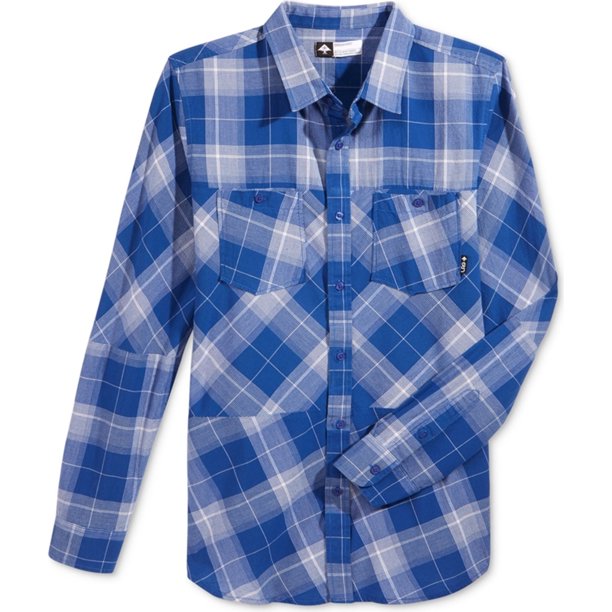 Camisa tejida con Botones LRG Galcher para hombre Azul Grande