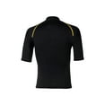 thumbnail image 3 of YiZYiF Men 1.5mm Neoprene Short Sleeve Surfing Snorkeling Wetsuit Swim Tops Rash Guard Black XL, 3 of 6
