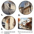 thumbnail image 3 of Designart "French Beauty in Quebec City II" Quebec Metal Wall Art Set, 3 of 5
