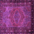 thumbnail image 1 of Ahgly Company Indoor Square Persian Purple Traditional Area Rugs, 8' Square, 1 of 4