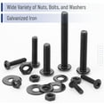 thumbnail image 3 of Mr. Pen- Bolts, Nuts, And Washer Assortment Kit, 113 Pcs, Black, Nuts And Bolts Assortment Kit, Assorted Nuts And Bolts, Nut Bolt And Washer Assortment, Bolt And Nut Assortment, 3 of 5