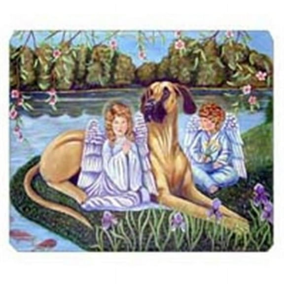 8 x 9.5 in. Angels with Great Dane Mouse Pad, Hot Pad or Trivet