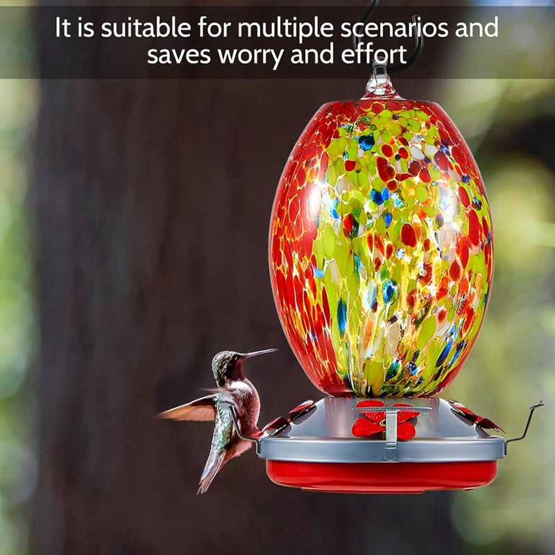 4X Hummingbird Feeder Bottom Base Replacement Parts Set Plastic Outdoors Hummingbird Feeder Bottom Moat Hook Brushes