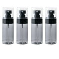 thumbnail image 1 of 4PCS Botellas de spray de viaje Botellas de spray de plástico transparente vacías recargables Atomizador de enjuague bucal de perfume Botella de aerosol de tamaño de viaje - Gris, 1 of 6