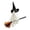 #E-No lights, variant on Halloween Ghost Riding Broom Decoration, Hanging Witch Hat Ghost Decor with Broomstick Design Lightweight Structure And Easy Suspension, Festive Decoration, Spooky Halloween Decorations