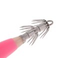 thumbnail image 4 of 5x Señuelo Cebo Duro Pesca Cebar Diversión Calamar Pulpo Agua Salada - Rosado Sunnimix Gancho de pesca de mar, 4 of 7