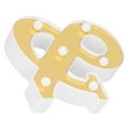thumbnail image 4 of Lámpara Decorativa, Lámpara De Señal De Iluminación Interior Blanca Cálida Para Decoración De Bodas Para Vacaciones YLSHRF Proposal Lamp, 4 of 8