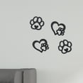 thumbnail image 1 of 4x Wooden Wall Art Decorations Signs Decoración de la sala de perros negros Decoración de perros Regalos para la cocina del dormitorio del, 1 of 8