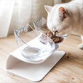 thumbnail image 2 of Anti-Slip Double Layer Cat Bowl And Dog Bowl With Stand Transparent, 2 of 5