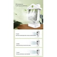 thumbnail image 4 of Aire Portátil, Mini Ventilador De Refrigeración Personal Pequeño, 2400Mah, Recargable Por Usb, Ventilador Móvil De Doble Pulverización Para El Hogar, Oficina, Coche, Camping Yuarrent HA047712-02, 4 of 6