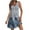 Blue, variant on DeHolifer Dresses for Women Sleeveless V-Neck Tie-Dye Printed Maxi Beach Dress Sundress Loose Casual Maxi Dress with Pocket White M