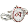 thumbnail image 3 of Blekon Collections Women's 36mm Christmas Themed Dial Cuff Bangle Watch, 3 of 5