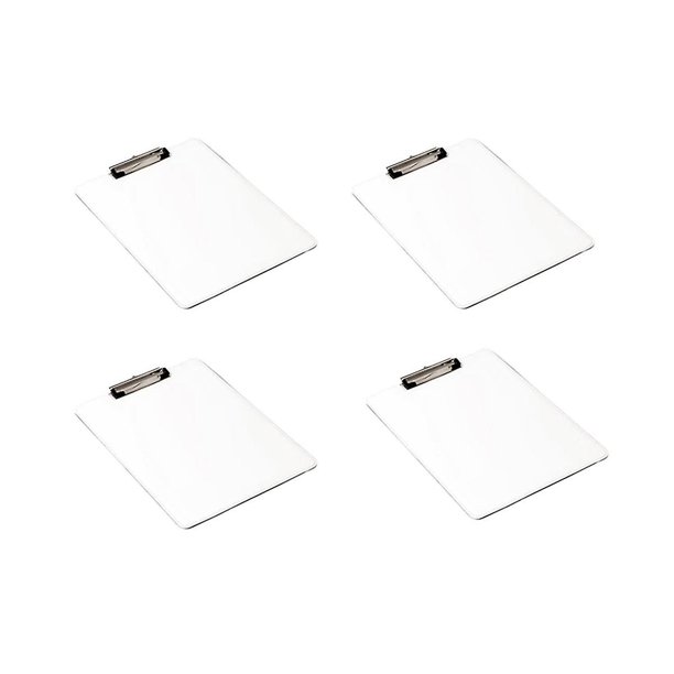 Carpetas de documentos PENGJJMXG de cuero sintético en blanco tamaño A4/carta 4 piezas