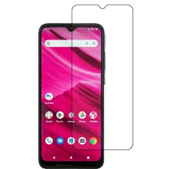 [2 Pack] Black Tempered Glass Screen Protector Frontier Protective Protector for T-mobile Revvl 6 Pro 5G