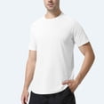 thumbnail image 2 of Einccm Men's Quick Dry Breathable Athletic T-Shirt, Moisture Wicking 4-Way Stretch Crew Neck Short Sleeve Tee for Gym Workout Running Casual Classic Fit, 2 of 7