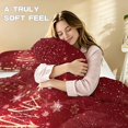 thumbnail image 5 of Yspwyqan Christmas Tree Music Note 3 Piece Bedding Set Twin XL, Musical Note Snowflake Christmas Tree Quilt Set with 2 Pillow Shams for Holiday Bedroom Decor, 5 of 7