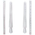 thumbnail image 2 of Ring Sizer Measuring Tool Finger Ring Sizing Mandrel Kit Finger Measurement Stainless Iron Metal Ring Size US 0-13 with Half Size, Jewelry Accurate Gauge Set of 27 pcs Circle Models Silver, 2 of 5