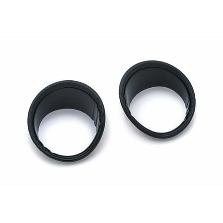 Fuel Gauge Bezel - Kuryakyn 6927 Tri-Line Fuel and Voltage Gauge Bezel - Black