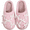 Pink, variant on BERANMEY Bow Slippers for Women with Memory Foam Cute Plush House Slippers Non-Slip Indoor Outdoor Cozy Warm Fuzzy Slippers with Adorable Bows for Women & Girls