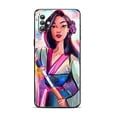 thumbnail image 1 of Funda de teléfono general Mulan para mujer, bonita, color negro, para Samsung A73, A72, A71, A53, A52, A51, A42, A33, A32, A23, A22, A21S, A13, A12, A03, A02 qiuyongming unisex, 1 of 2