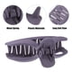 thumbnail image 3 of 1 pieza de pinzas de plástico para el cabello, pinzas para el cabello, pasadores para el cabello para mujeres, púrpura, 3.78''x1.85''x1.42'', 3 of 7