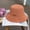 Caramel color, variant on Women’s Breathable Knit Bucket Hat, Casual Fringe Brim Black Fisherman Hat-Caramel color