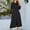 *Black, variant on U Women's Fall Winter Flattering Dress With Bow, Casual Flowy A Line Boho Midi Party Long Dress Green,Womens Plus L