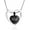 Black-Mom, variant on Heart Cremation Jewelry Heart Urn Necklaces for Ashes for Women Urn Memorial Mini Keepsake Ashes Hollow Pendant