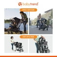 thumbnail image 5 of Open Box Baby Trend Sit-N-Stand Twin Tandem 2-Seat Double Stroller, Stormy, 5 of 12