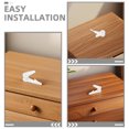 thumbnail image 4 of Shisuyan 10Pcs Plastic Ceiling Light Clips for Flush Mount Lamp Installation Secure Light Shade Fixed Buckle for Recessed Lighting Fixtures White, 4 of 9
