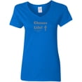 thumbnail image 5 of Choose Life 2.0 Ladies V Neck Tee, 5 of 6