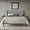 Light Grey, variant on Castle Place Sleek Contemporary Velvet Upholstered Twin Platform Bed, Light Grey
