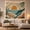 Boho Shore, variant on Tropical Sunset Above Teal Ocean Waves, Nostalgic Retro for Beach Lovers, Sunlit Coastal Wall Art, Housewarming Gift, Tapestry Wall Hanging for Bedroom and Living Room