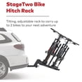 thumbnail image 4 of Yakima StageTwo Premium Bike Tray Hitch Bike Rack Compatible w/ 52" Wheelbases, 4 of 12