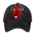 thumbnail image 6 of NovaStitch Adult Halloween Baseball Cap Sun Hat Costume Accessory for Party Cosplay Outdoor Sport Casual Wear, 6 of 6