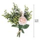 thumbnail image 2 of Rosas artificiales de seda, ramo de rosas artificiales para arreglos florales en jarrones, decoración de mesa para bodas y el hogar (beige), 2 of 9