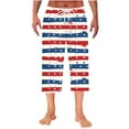 thumbnail image 2 of Handshe Men's Printed Straight Leg Lounge Pants with Elastic Waist and Pockets Casual Home Sleepwear, 2 of 7