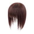 thumbnail image 2 of SSKFHGI Light Brown 25cm Wig Female Long Hair Top Hair Piece Air Bangs Hair Piece Top Cover White Hair Natural Simulation Hair Replacement Block, 2 of 8