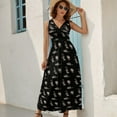 thumbnail image 5 of Simply Opossum Dress Fashion Boho Beach Long Dresses Female Party Printed Maxi Dress, 5 of 9