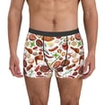 thumbnail image 1 of Xecao Boxeurs pour Hommes avec Taille Élastique Douce et Capsule Spatiale 3D Design Respirant Confortable - Petit, 1 of 5