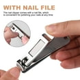 thumbnail image 3 of Set of 3 nail tools, Stainless steel, Silver, 3 of 6