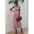 thumbnail image 4 of FcBaudy Robe Sans Manches à Col Rond, Robes d'Été pour Femmes, Robes d'Été à Imprimé Floral Boho Longue Robe de Soirée Robe de Plage Robe d'Été pour Femmes, 4 of 9